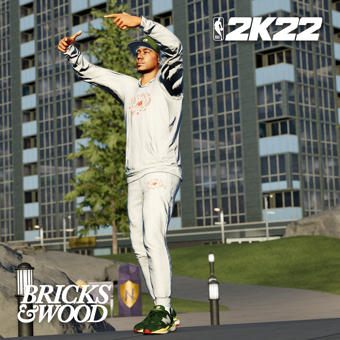 NBA2K's tweet photo. Real one's have a pair of these in their closet 🥶 Cop a pair now

👟 @bricksandwood x #newbalance https://t.co/n1WpLrrZBH