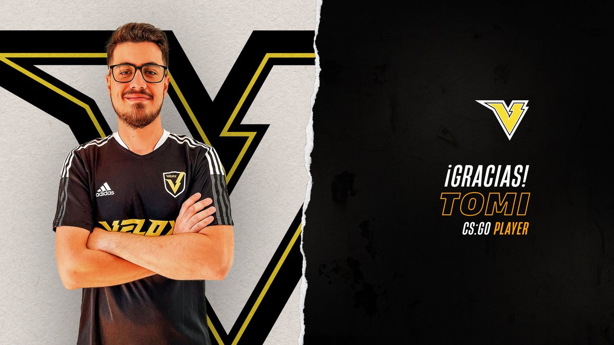 VELOXgg's tweet photo. Hoy nos toca despedirnos de uno de los pilares en nuestra organización, una de las personas que nos acompaño desde nuestros inicios y supo llevar la camiseta.

¡Muchas gracias @tomicsgo! Te deseamos lo mejor 💛

#SomosVelox ⚡ https://t.co/Fsylg6neMk