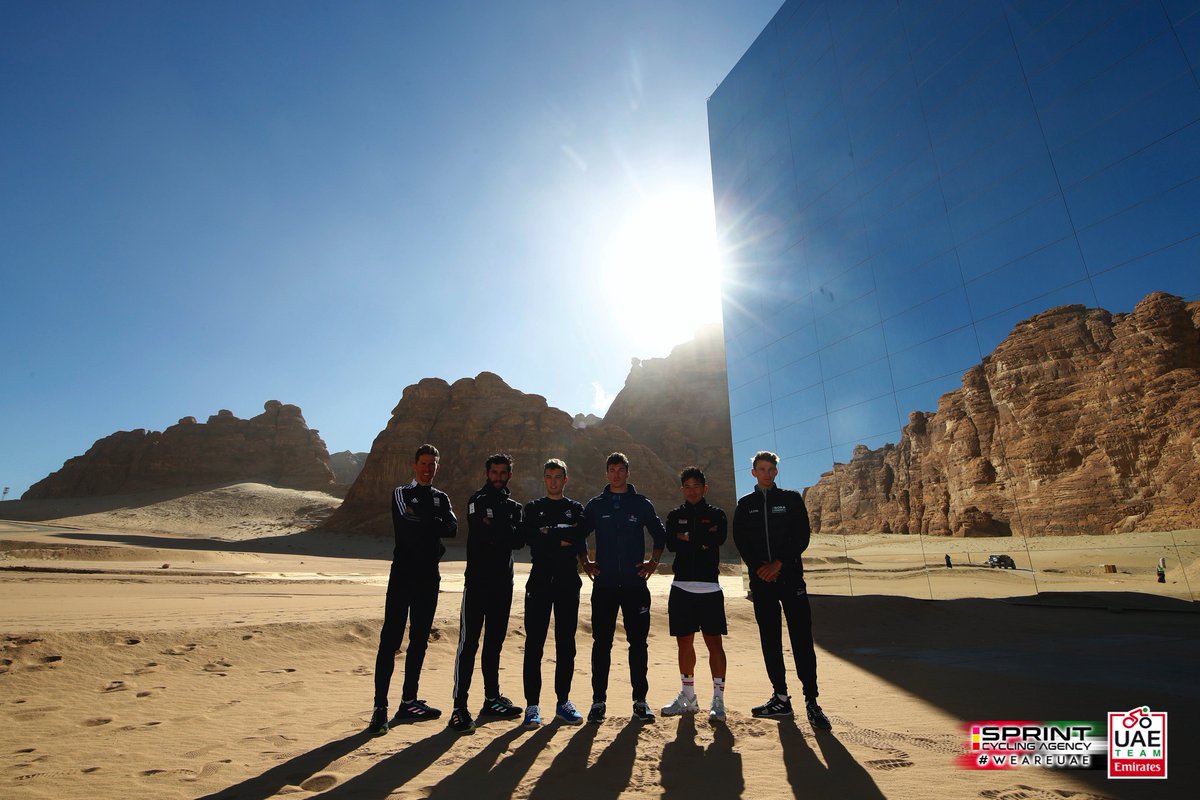 Wind and sand await us... @thesauditour  starts tomorrow!

#UAETeamEmirates #WeAreUAE #SaudiTour