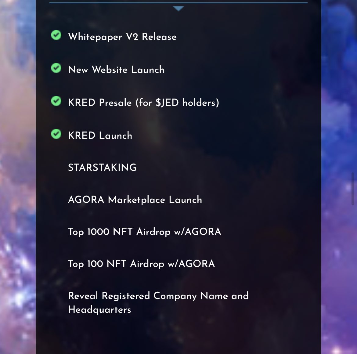 CryptoEmpressX's tweet photo. JEDSTAR ❌ KRED 

The Future of #Crypto Defi and #GameFi‼️

🔹Play to earn and Rewards pools🔥
🔹Starstaking (Launching Soon)
🔹 Agora NFTs Platform (Launching Soon)
🔹Top 1000 NFTs Airdrop 

Get involved in the Future!  

https://t.co/M3xW50Rbjh #cryptocurrency #Crypto #Binance https://t.co/r4iukfelGv