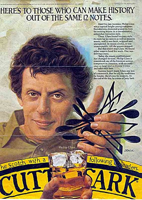 Here\s to those who can make history out of the same 12 notes.
Happy 85th birthday Philip Glass! 