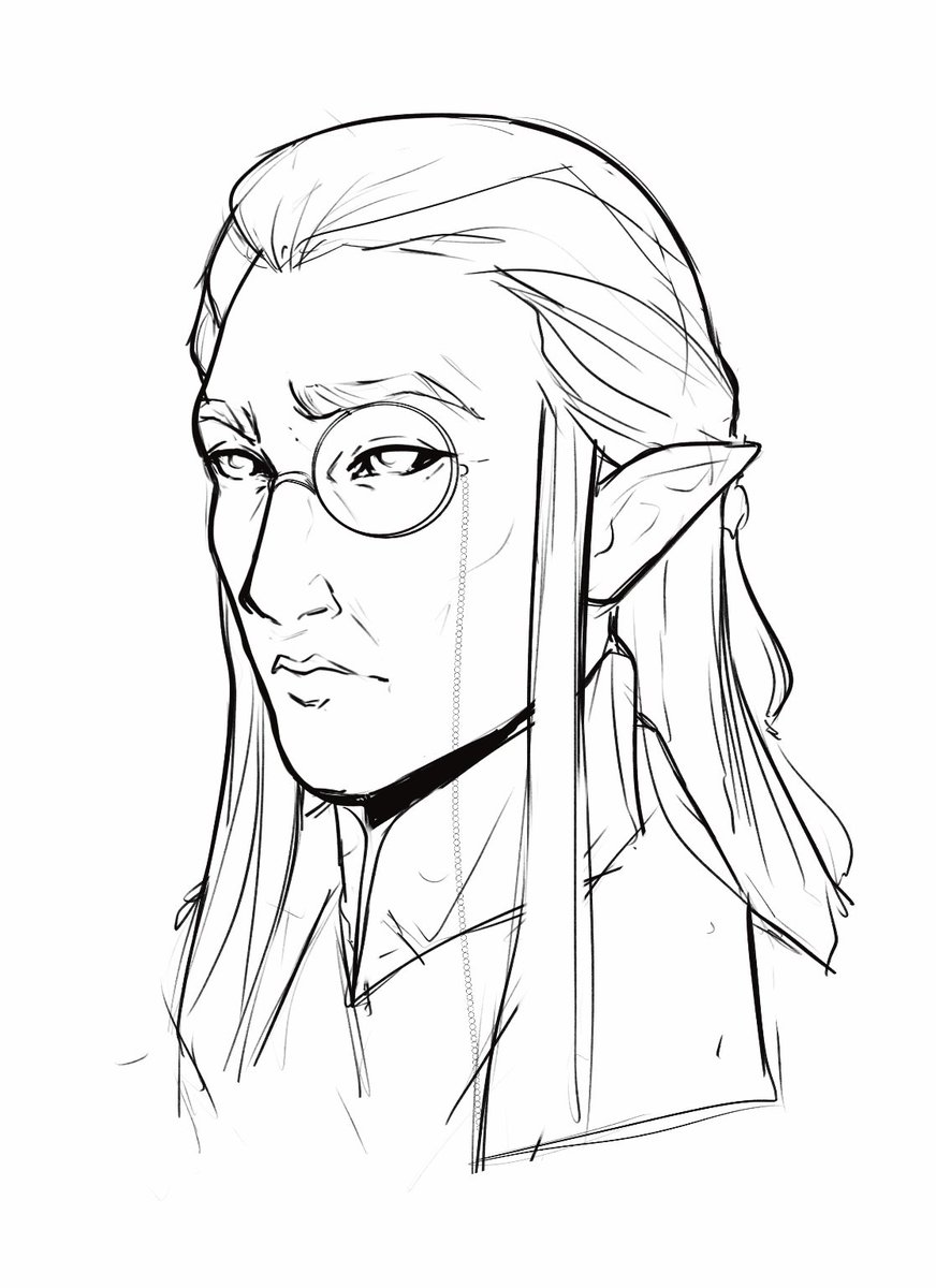 Some (s)elf indulgent #dnd sketches to stay sane ✨
Pictured are Tiefling sweetheart Iridas (@moonlitparticle), morally questionable elven scientist and grandfather Alcano (mine) and involuntary group leader and dragon mom cleric Kryta (@skatuyart )
#dndart #DnDcharacter