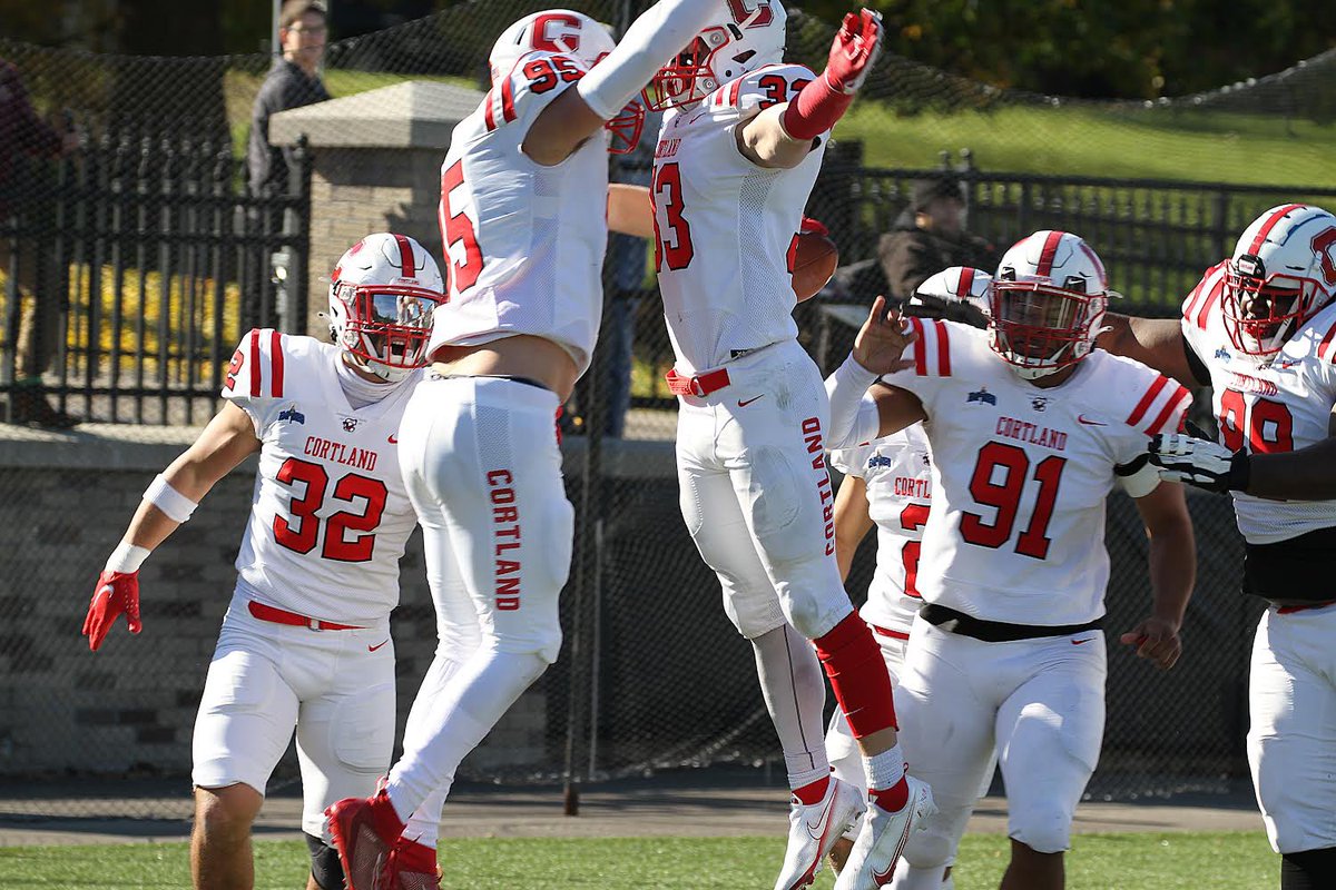 116 Recap

📕11-1 

⚫️Ranked #16 Nationally

🏆Empire 8 Champs

🐉21 All E8 Selections + DEF, OFF, Rookie &amp; Coaching Staff of the Year

🇺🇸3 All-Americans

🔴Cortaca Jugs are Home

⚪️6 - Top 10 National Stat Rankings

💿8 - New or Tied Cortland Records

#DragonRising