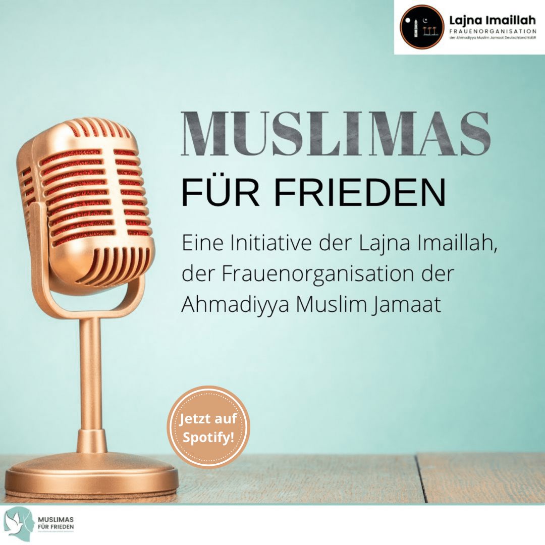 MuslimasDialog's tweet photo. Unser Podcast „Muslimas Für Frieden“ jetzt neu auf Spotify!
In unserer ersten Episode reagieren wir anlässlich des #WorldHijabDay auf Google-Suchvorschläge zum Thema Kopftuch. 
Jetzt reinhören: 🎙 https://t.co/sT4i5wdN4p🎙 

#MuslimasFuerFrieden  #AhmadiyyaFrauen #LajnaImaillah https://t.co/hGH8LKgLwe
