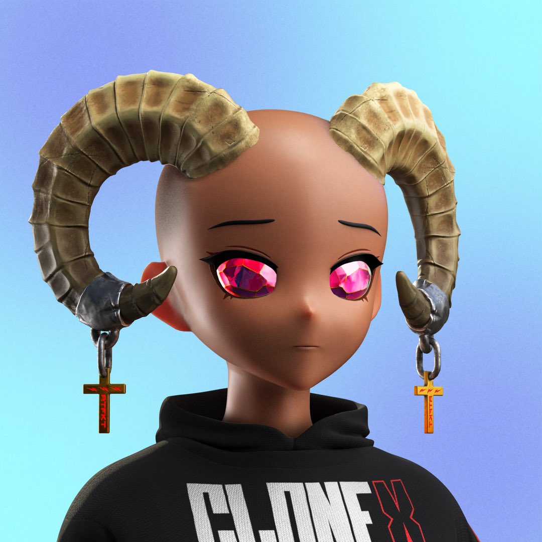 bitjunky22's tweet photo. @DegenStrategy @RTFKTstudios My face when I realize I have horns but a hoodie on 😕 https://t.co/15Ty8X8kdm