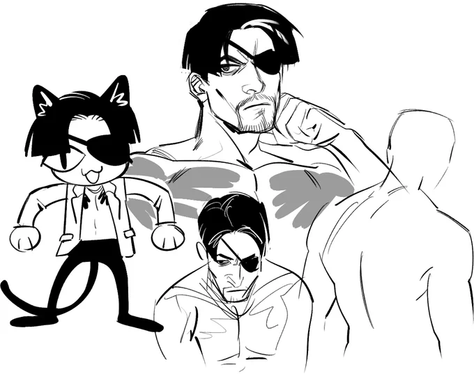 I've been sick for 3 days. today i tried to draw. meeeeeh 