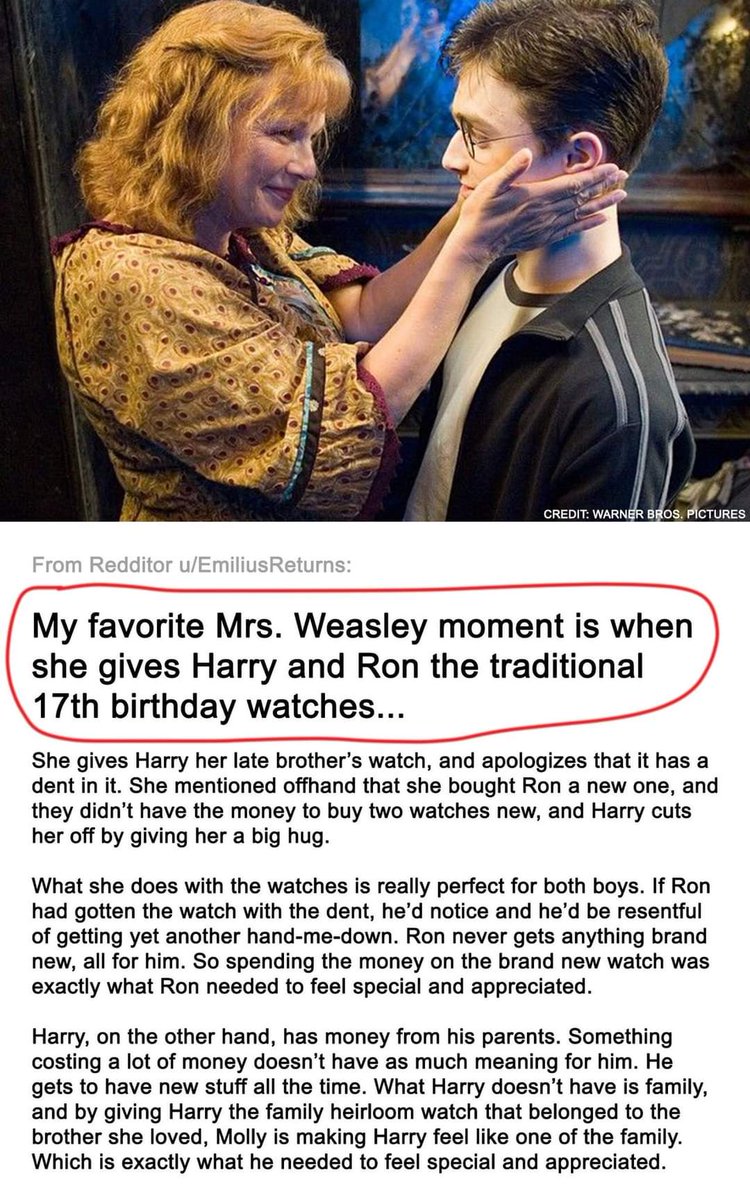 This is a Molly Weasley appreciation tweet