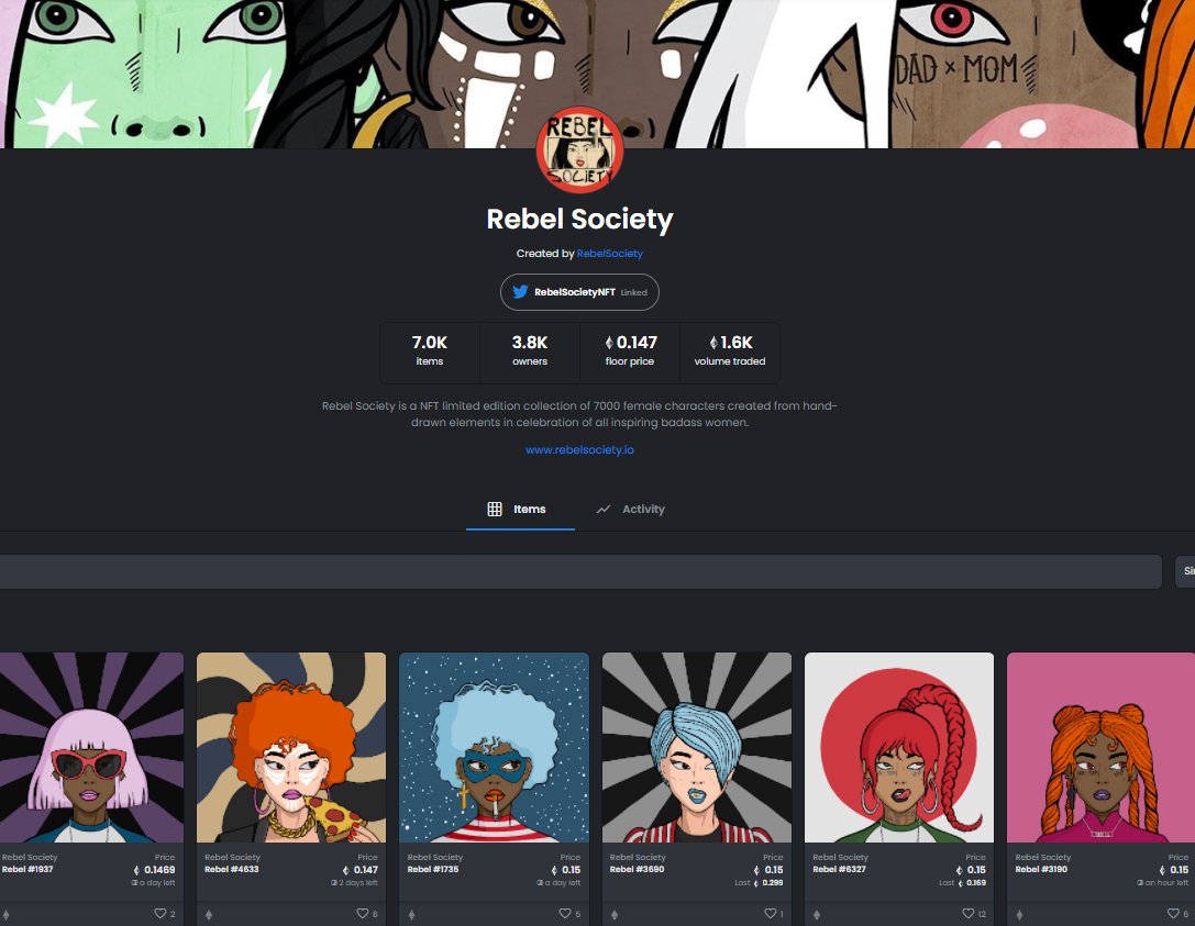 ShardiB2's tweet photo. I just keep stacking @RebelSocietyNFT 

Took me 4 months before @BossBeautiesNFT and @Crypto__Chicks popped, but when they did they went 20x

I believe @RebelSocietyNFT will have its day also... https://t.co/OsEtbiG0z5