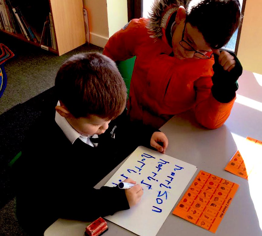 stokenchurchps's tweet photo. We launched our Pupil Inspiration Project (PiP) @stokenchurchps today….older children volunteering 30 minutes of their week to work, play, engage and inspire our youngest. Had 90+ volunteers and we started brilliantly today! #forgingrelationships #respect #rolemodels☺️😳👍🏻👋🏻💚 https://t.co/SAUV1u13Sj