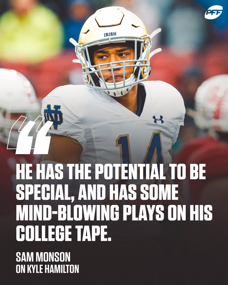 Hop on the Kyle Hamilton train while you still can 🚂