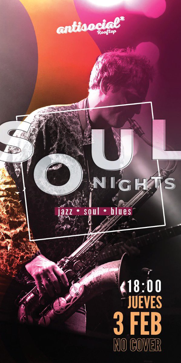 el_soul's tweet photo. Los esperamos este miércoles en plaza punto maq en Coyoacan estaremos en la terraza antisocial en la primer tocada de este año https://t.co/22vS8C2UD4