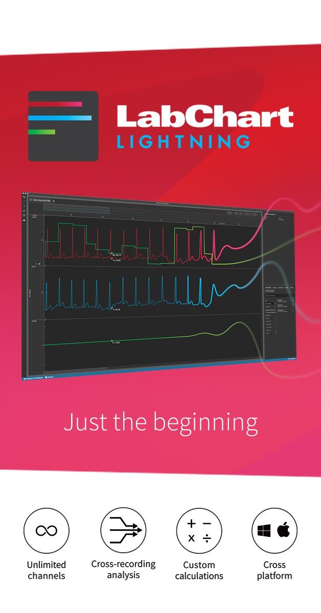 ADInstruments's tweet image. #LabChartLightning | Make unique discoveries with unlimited freedom and flexibility. More info/free trial: adi.to/lightning
#ADInstruments #MakingScienceEasier #DataAcquisition #AnalysisSoftware