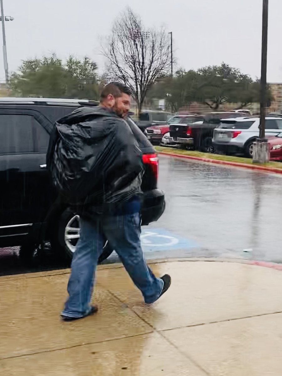 BHS_BSoccer's tweet photo. @LaneBuban @BHSVikingSoccer Rain? No problem, bag it!! ๐#committedcoach https://t.co/vx7VUHOkMM