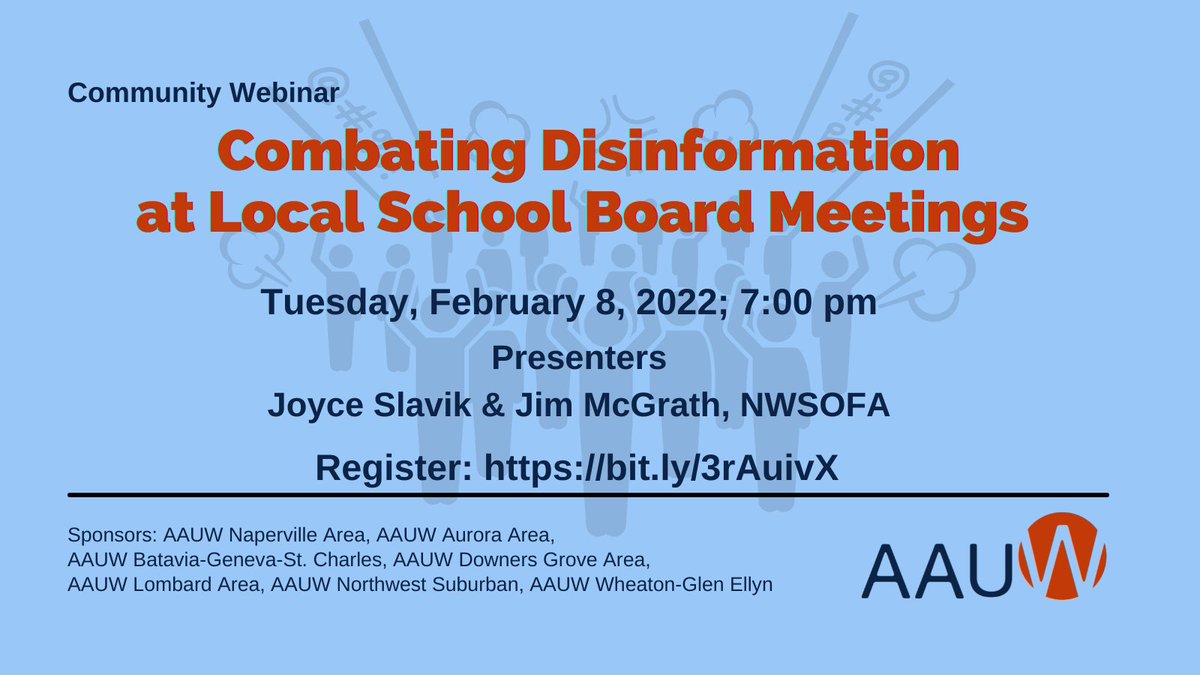 dgaauw's tweet photo. Join us at our co-sponsored program!  Register here:  https://t.co/ozEj1UJzuG https://t.co/ZVP5SaBEyN