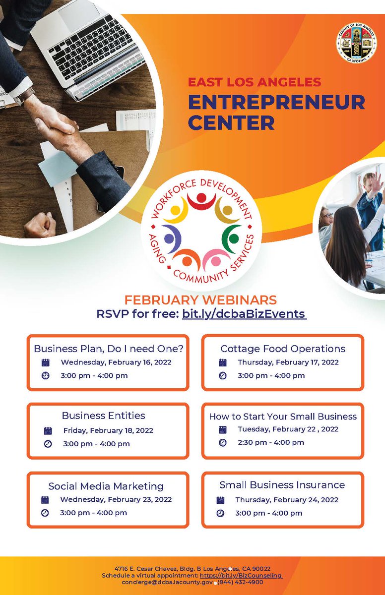 Ready to launch your business this year? Join us throughout February to get all the tips and resources you need to start and grow your #business. 

RSVP: bit.ly/dcbaBizEvents