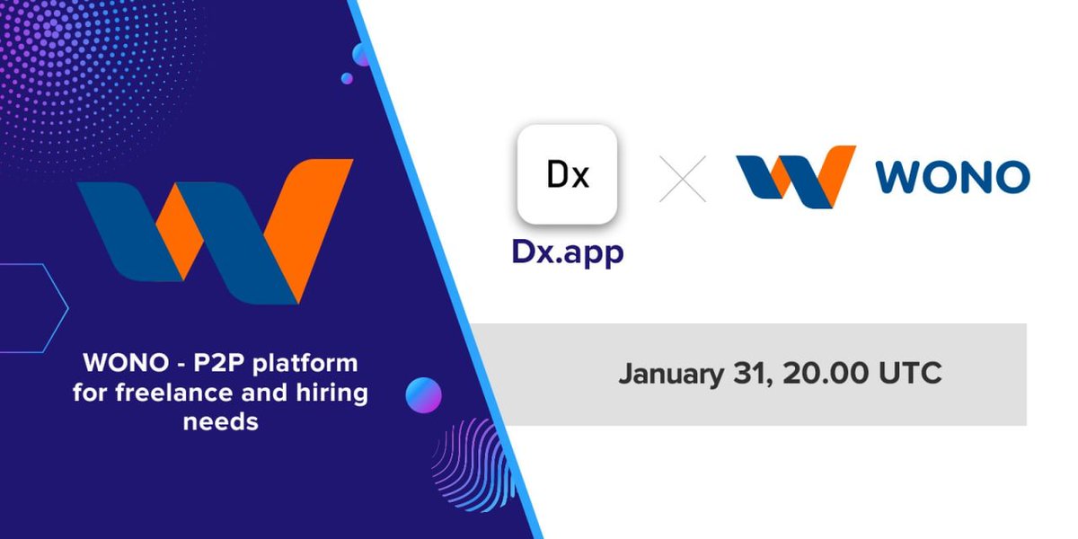 wonoworld's tweet photo. 🚨AMA ANNOUNCEMENT 🚨

The much awaited @wonoworld X https://t.co/Edv1rbidmA AMA is coming today!💥

Keep your questions ready!

⏰ Time: 8 PM (UTC)
✅ Venue: https://t.co/U13quHWnJD
🗓 Date: Today, 31st January 2022

Less than 30mins to go!!!!!
#WONO #freelancing #AMA #Crypto https://t.co/2ywvG7YWPt