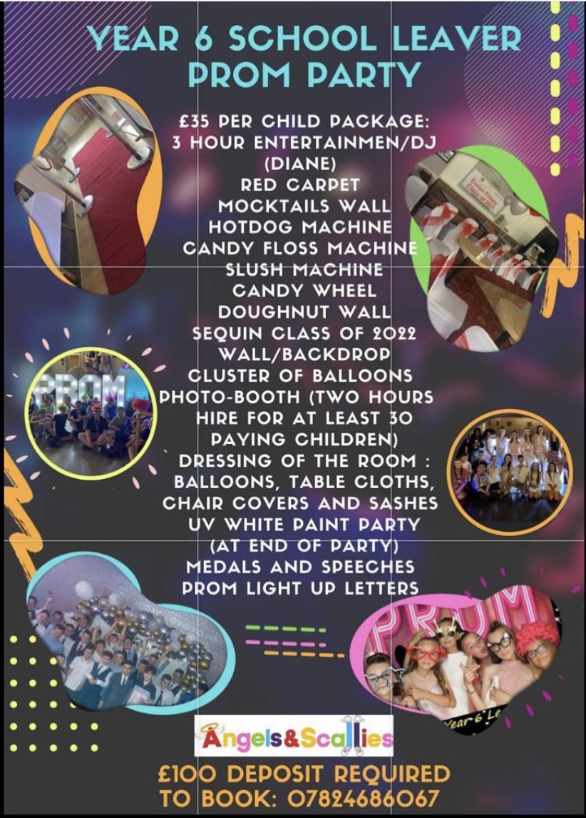 xvic24x's tweet photo. @PinehurstP @year5sycamore @MrsLBurke1 @DanielleGerrar4 @Sharon71Gifford . Hi yr 5 classes me and a few of the yr 5 parents are organising a leavers prom for the kids next July for when they leave. If you would like any more info  dm me &amp; we can add u to the  what’s app group https://t.co/RuC2YK2CGJ