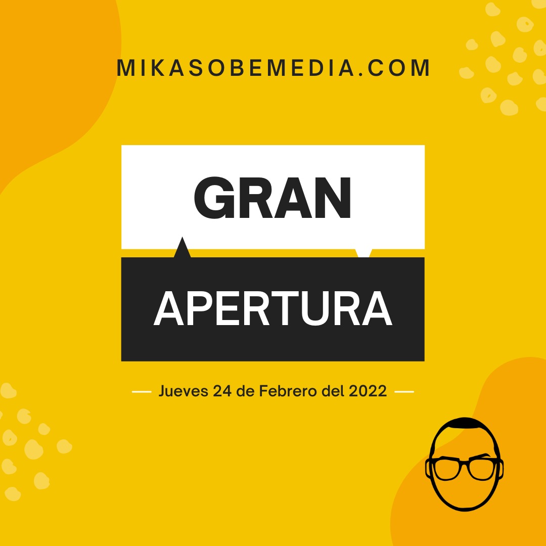 MikasobeMedia's tweet photo. Con mucha emoción y respeto les quiero anunciar la apertura de https://t.co/rGUJlkFYFG 😎🔥

Separen la fecha que habrán sorpresas 🙈👀 #MikasobeMediaShop  #MikasobeMediaServices https://t.co/GPIxaJ01hP