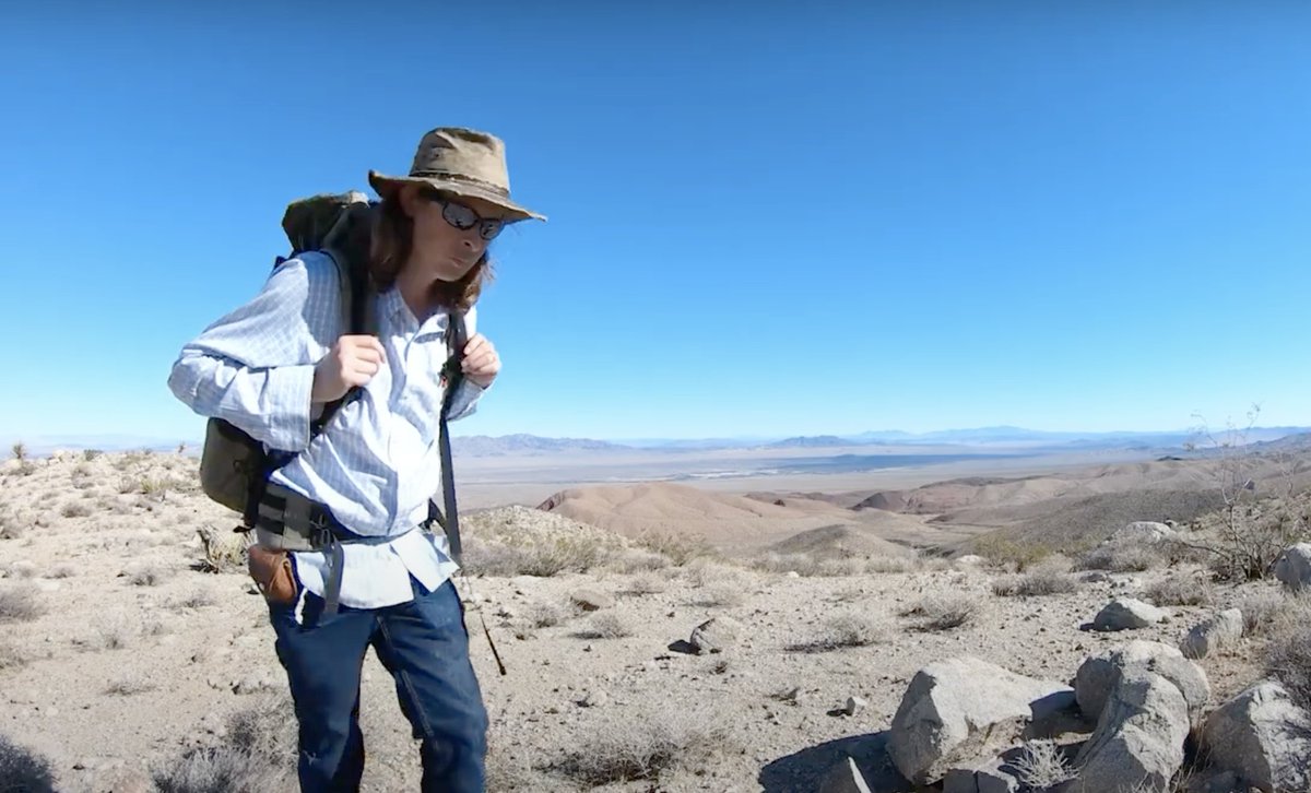 cpp_science's tweet image. Cal Poly Pomona Associate Professor Nicholas Van Buer, from the Department of Geological Sciences, is using his sabbatical to hike 510 miles through the Mojave desert to record an educational video series on geology. kyma.com/the-good-stuff…
#cpp_science