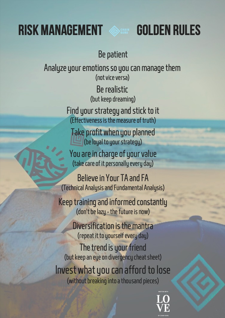 LongboardFamara's tweet photo. @GodsUnchained 💎Here the 10 GOLDEN RULES by @chainguru 👇👀 https://t.co/KjvUzpIDHi