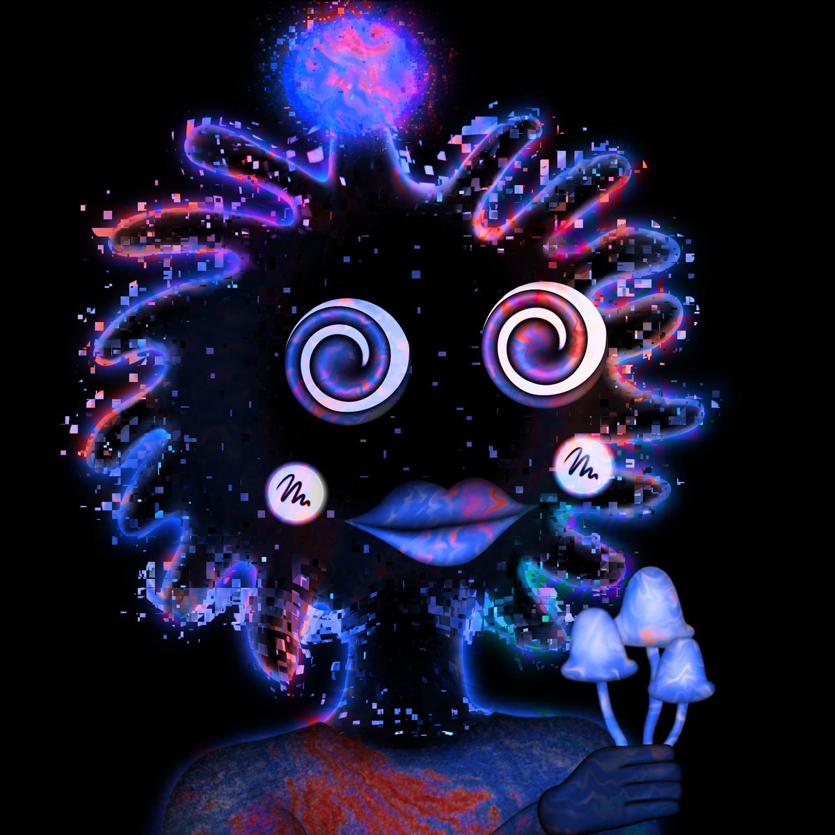 DigiBudz's tweet photo. Meet this 1/1 'Super Psychedelic' DigiBud, who is still waiting to be minted 👀

#PolygonNFTs avoid high gas fees, which means cheaper for you &amp; better for the environment 🍃

https://t.co/VmLbaXqmed

#WomeninNFTs #nftart #nftcollection #nftcollectible #weth #eth #cryptoart #gwei https://t.co/h53dURqHc4