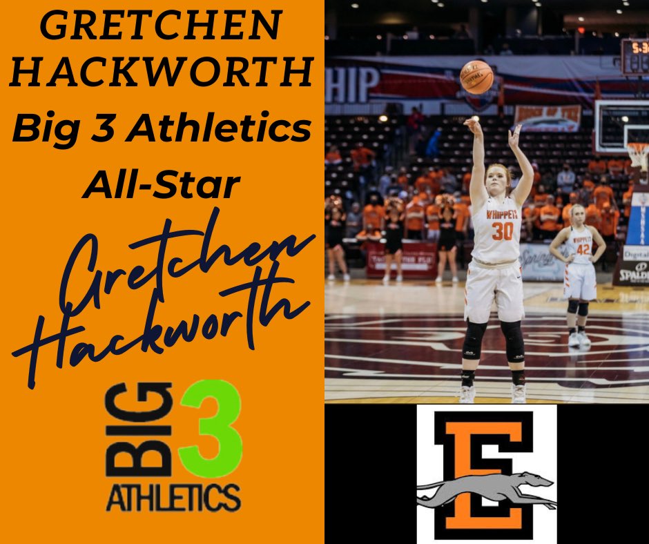 Gretchen Hackworth has accepted her invitation to the 4th Annual Big 3 Athletics Basketball All-Star Game. 

Big 3 Athletics All-Star Game
March 26th @ 6:00PM
Van Buren High School
