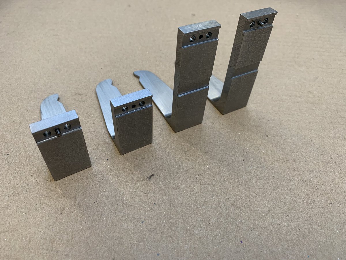 jpceng's tweet photo. New Robot Jaws manufactured for a new 5 axis CNC machine this week in carbon steel. https://t.co/EMoi9oyGOf