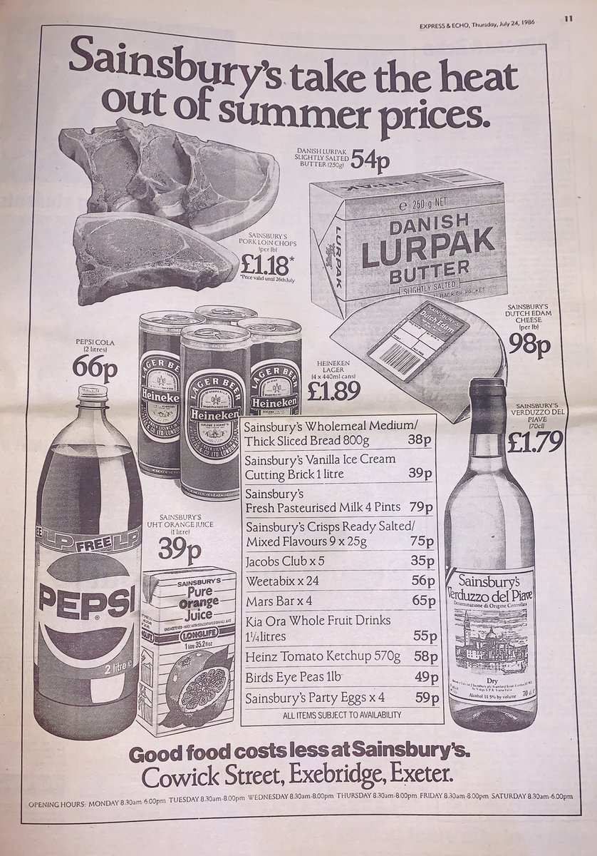 retrorerun's tweet photo. It’s time to go shopping In Sainsburys I’m heading back to 1986. https://t.co/jl89PGEoyJ