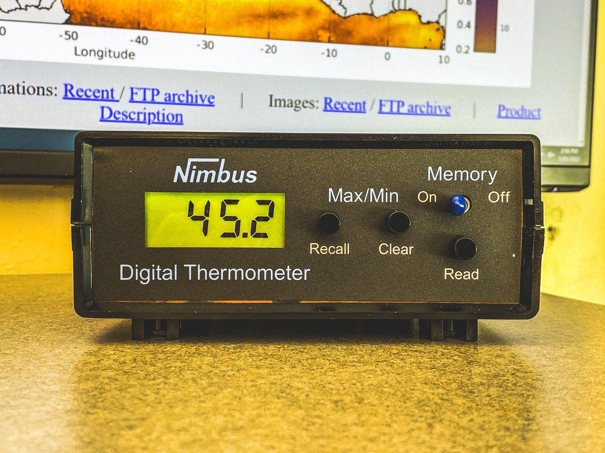 Un remarquable 7.2°C relevé à Key West en #Floride ce matin, dans les locaux du NWS.
Le record absolu (relevé dispo depuis 1872) étant de 5°C sur Key West. 