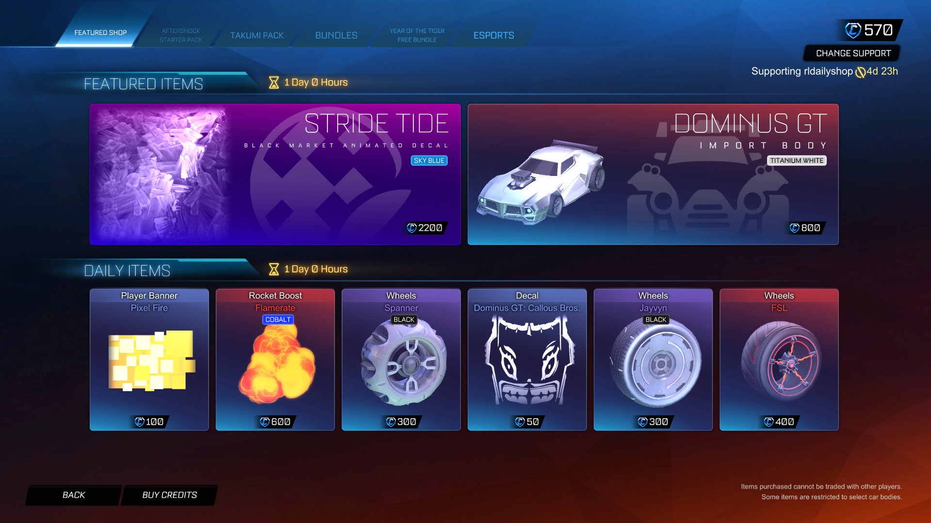 Rocket League Shop Rldailyshop Twitter