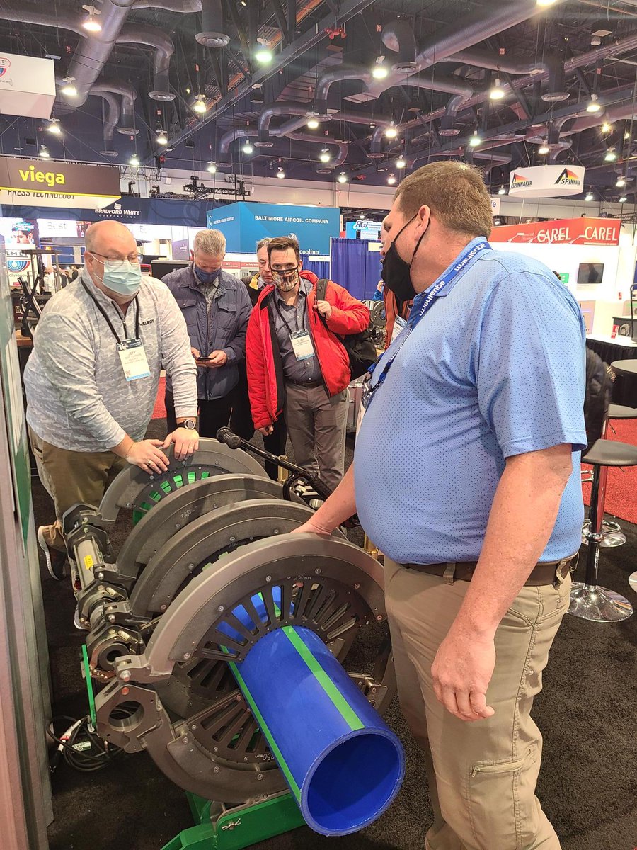 Aquatherm's tweet photo. Good afternoon from AHR in Las Vegas! Stop by our booth N10122  to see live heat fusion demos and talk to our knowledgeable team. We look forward to seeing you there! https://t.co/MXKe1NNSg8