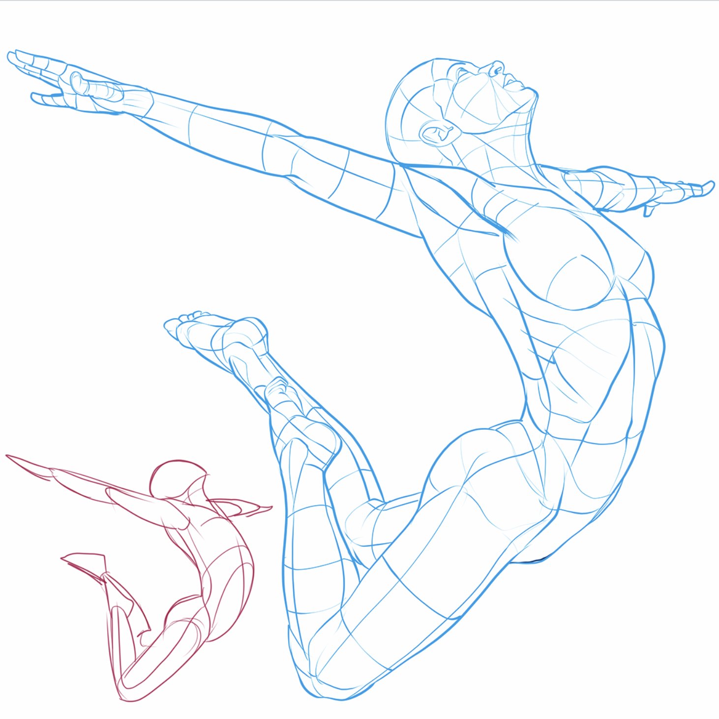 Competitive Pose Reference Fighting Pose Reference