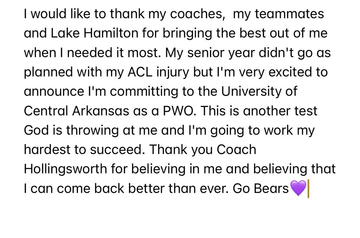 OwenHMiller's tweet photo. 100% committed @BrooksHollings3 @GilleranThomas @UCA_Football https://t.co/qJZd9kyfhk