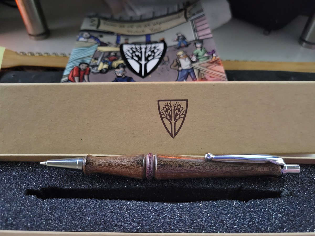 DispatchMyst's tweet photo. Just got my mechanical pencil from @WyrmwoodGaming . Thank you 💙💙💙 https://t.co/7wjrRwZHsb