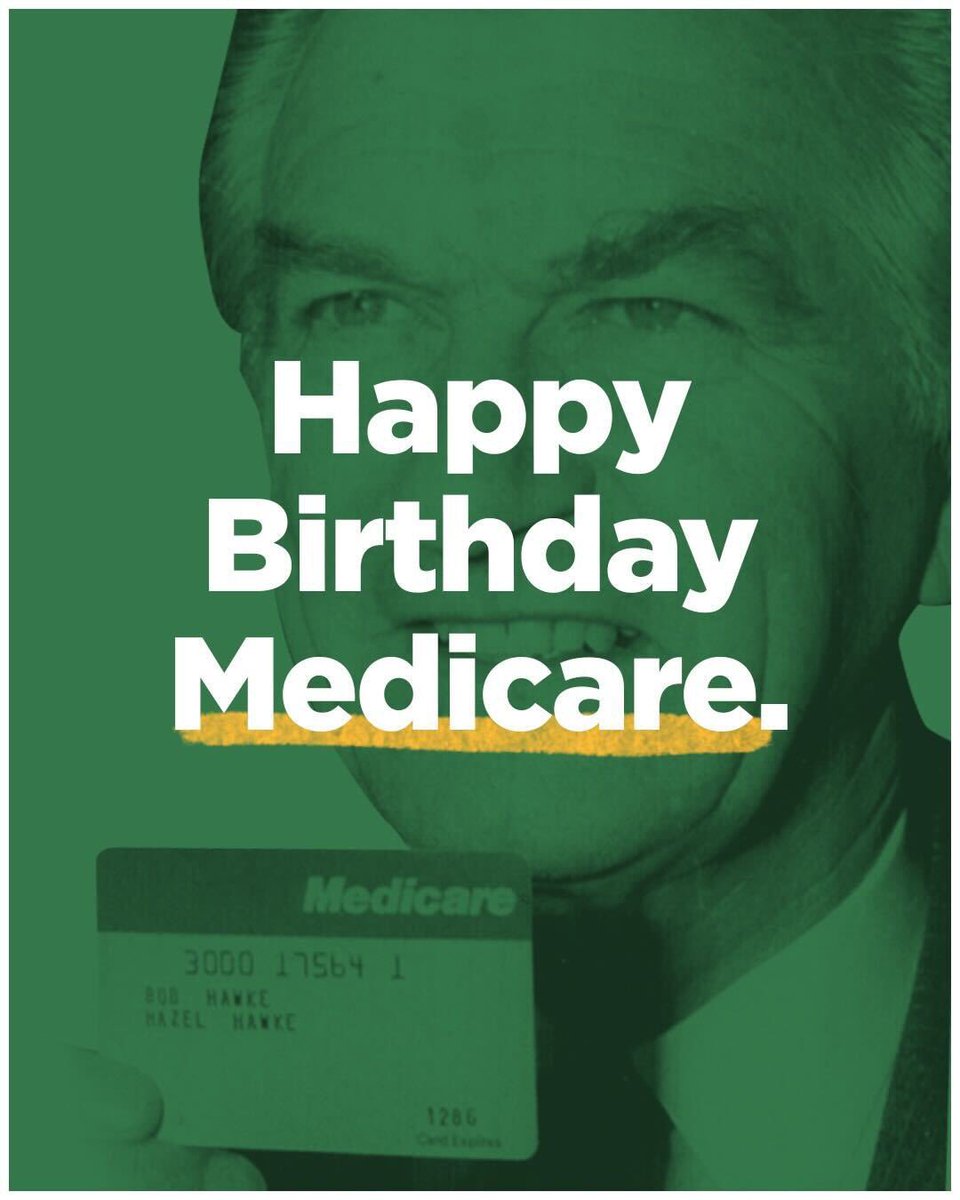 AlboMP's tweet photo. Medicare as we know it turns 38 today. Universal healthcare is one of the proudest achievements of Labor. It’s part of what makes our way of life possible. I’ll always defend it. https://t.co/IlU0Gmu0LP