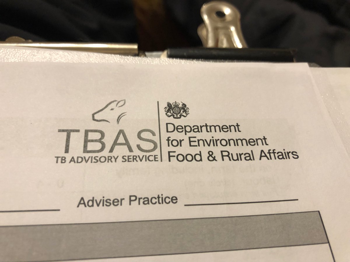 vet_vickyhudson's tweet photo. Today we’ve had our free @TB_Advisory Service visit from @hannah_mayfitz to prevent TB getting into the herd🐂

Seriously thought provoking visit

Received practical &amp; economically achievable recommendations.
TB is not hopeless. Progress can be made #infectiousdisease
@LLMteam https://t.co/ARwwoOczy0