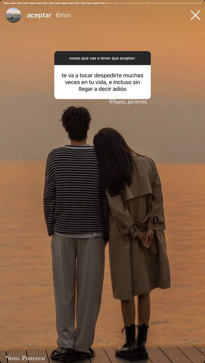 cosas que vas a tener que aceptar: