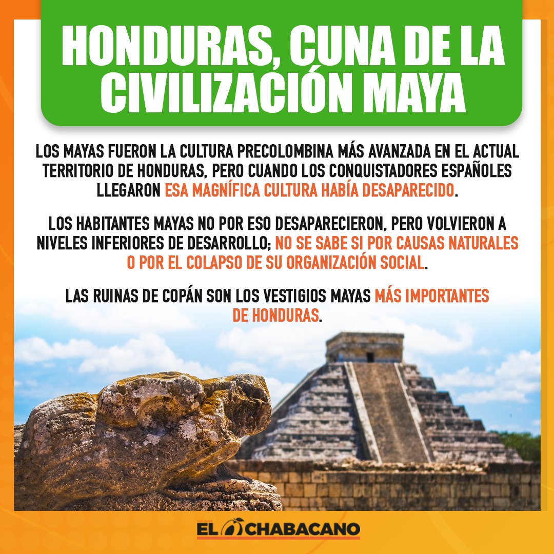 SemElChabacano's tweet photo. Los mayas son una grandiosa civilización de más de 3000 años de historia que se desarrolló y habitó en la región conocida como Mesomérica. #CuriosidadesChabacanas https://t.co/Eg3RPWyfRj