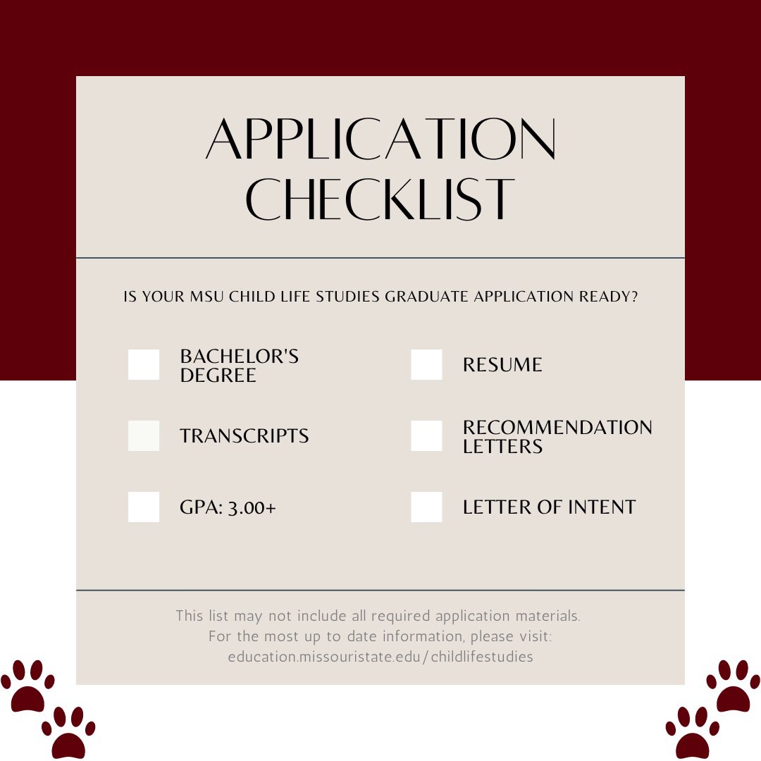 🗣 Calling all future bears 🐾 🐻🐾

With only two (2) weeks left until the summer/fall 2022 application submission deadline, we’re dedicating this week to our graduate program!

Tag us in any questions or comment here ⬇️

CC: <a href="/MoStateCOE/">Missouri State COE</a> @MSUGradCollege <a href="/MissouriState/">Missouri State</a>