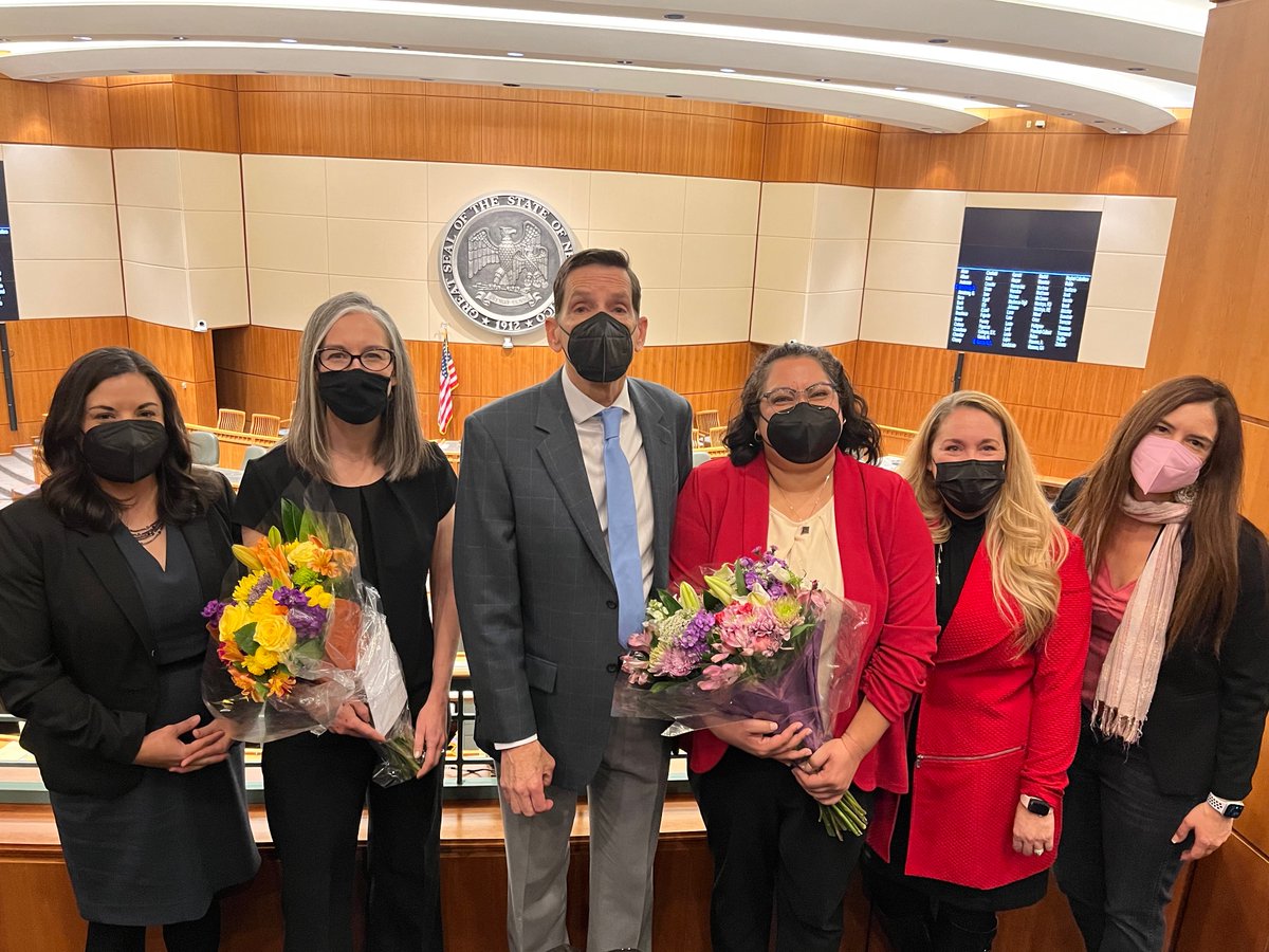 New Mexico Public Education Department (@nmped) on Twitter photo Hooray for Lorynn Guerrero, 2022 NM Teacher of the Year, and 2021 TOY Alisa Cooper de Uribe, who were recognized on the House floor today! From left: PED's Mandi Torrez, Alisa, Sec. Kurt Steinhaus, Lorynn, Gloria Ruiz of <a href="/NMOilAndGas/">New Mexico Oil & Gas</a>, and PED's Gwen Perea Warniment. #nmleg Hooray for Lorynn Guerrero, 2022 NM Teacher of the Year, and 2021 TOY Alisa Cooper de Uribe, who were recognized on the House floor today! From left: PED's Mandi Torrez, Alisa, Sec. Kurt Steinhaus, Lorynn, Gloria Ruiz of <a href="/NMOilAndGas/">New Mexico Oil & Gas</a>, and PED's Gwen Perea Warniment. #nmleg