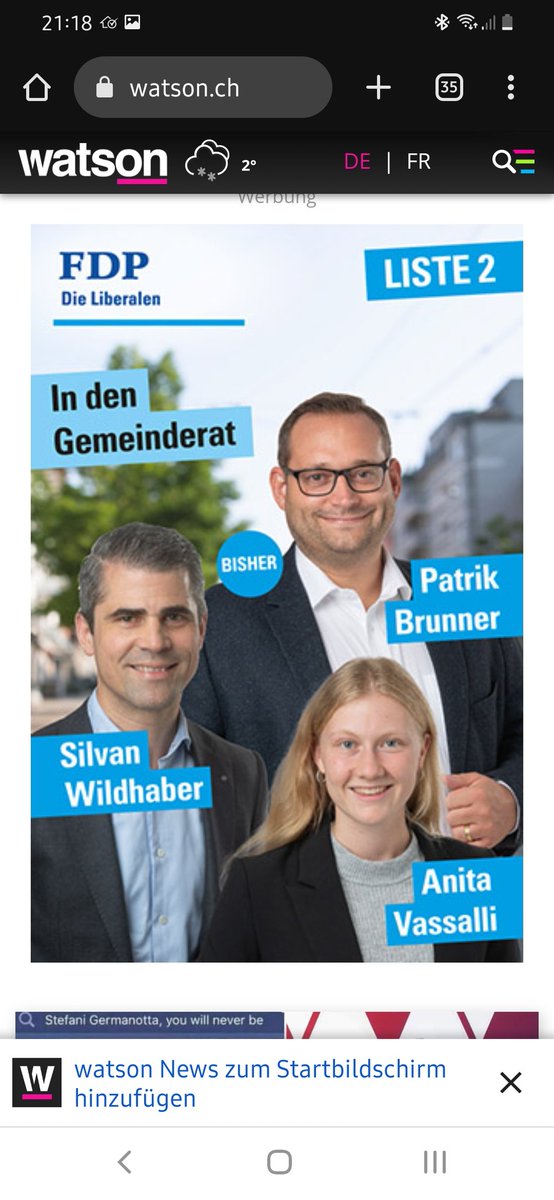 KayFoerschle's tweet photo. Welchen Beruf wohl der Grafiker hat, der dieses Ad entwarf?
 
#FDP #Zürich https://t.co/0EdxtXaVDj