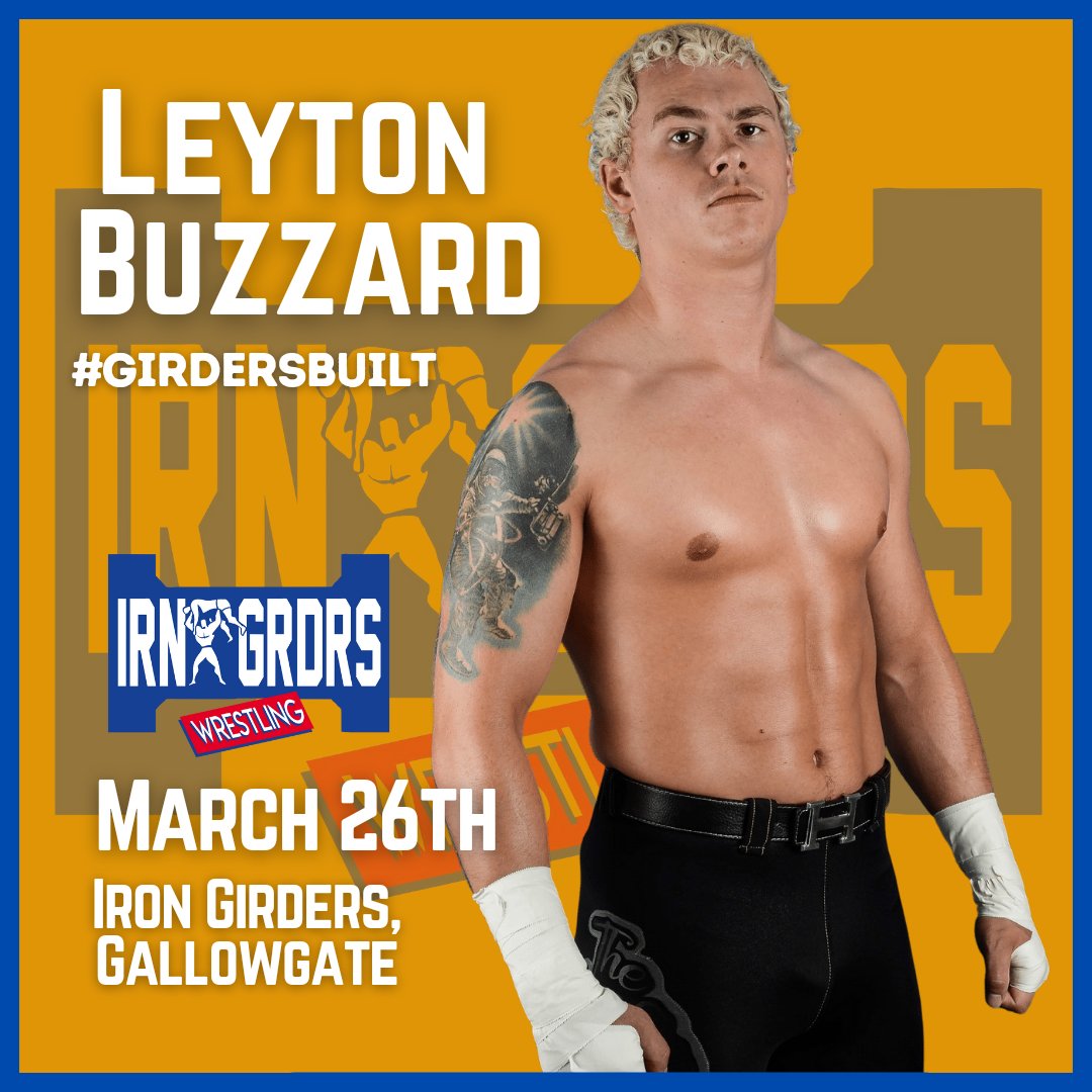 IronGirdersGym's tweet photo. Tickets for our 1st live pro wrestling event available NOW!

Already confirmed to appear -

@KezEvans95
@TheOdDiTy_33
@SaqibAliWrestle
@MollySpartan
@KaseyOwens5
@leytonbuzzard

More appearances and matches coming soon...

https://t.co/aOJTzHkZWT

#GirdersBuilt https://t.co/Vl6vS8qZSP