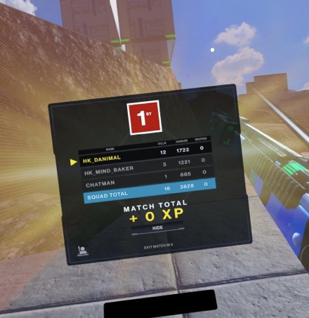 determined_vr's tweet photo. Hexalink Population One Team takes the lead in Season 2 of @ARCLeagues with an amazing weekend performance by the team. Danimal, Mind Baker, and Chatman are on fire 🔥 
#eSports #VR #populationone @populationonevr https://t.co/aENY7ZFvtB