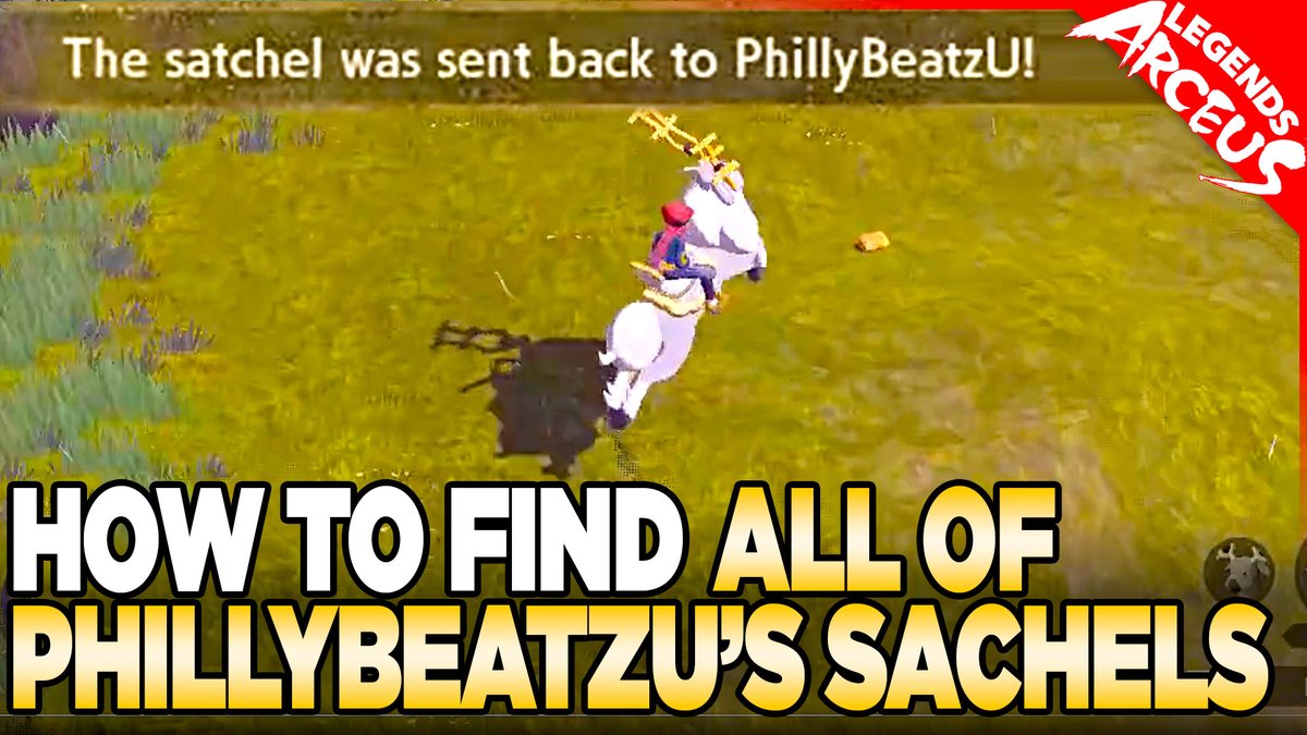 AustinJohnPlays's tweet photo. How To Find All of PhillyBeatzU's Sachels in Pokemon Legends Arceus
https://t.co/KEwVk8vh9S https://t.co/Z9IXH7nm4p