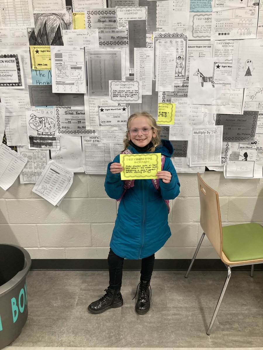 MrJsams's tweet photo. #bragboardpost
Kinsley and Zoey were both "caught" being thorough last Friday!!
Izzy and Karu both aced their spelling tests! We are so proud to call you all Timberwolves! #twolves7pride #itsagreatdaytobeatimberwolf https://t.co/W1hDOrIE2G