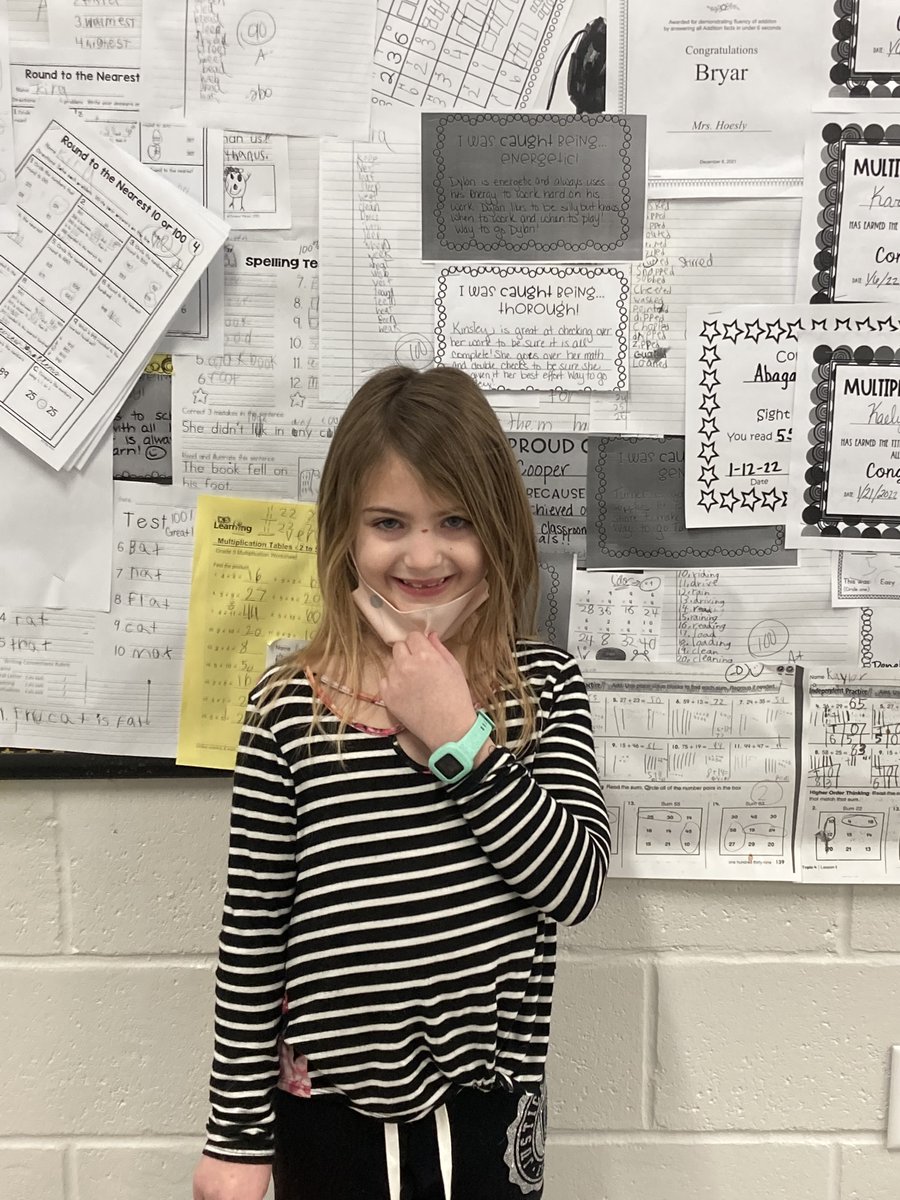 MrJsams's tweet photo. #bragboardpost
Kinsley and Zoey were both "caught" being thorough last Friday!!
Izzy and Karu both aced their spelling tests! We are so proud to call you all Timberwolves! #twolves7pride #itsagreatdaytobeatimberwolf https://t.co/W1hDOrIE2G