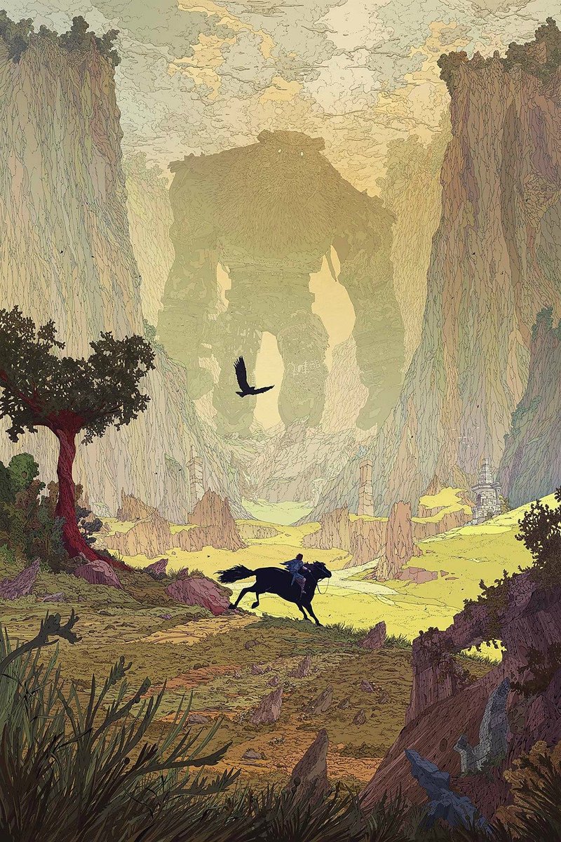 JorisAdrover's tweet photo. video game legend 😍😍
artwork by  Kilian Eng
#shadowofthecolossus #videogames #videogamer  #artwork #art https://t.co/pRKkw42hxK