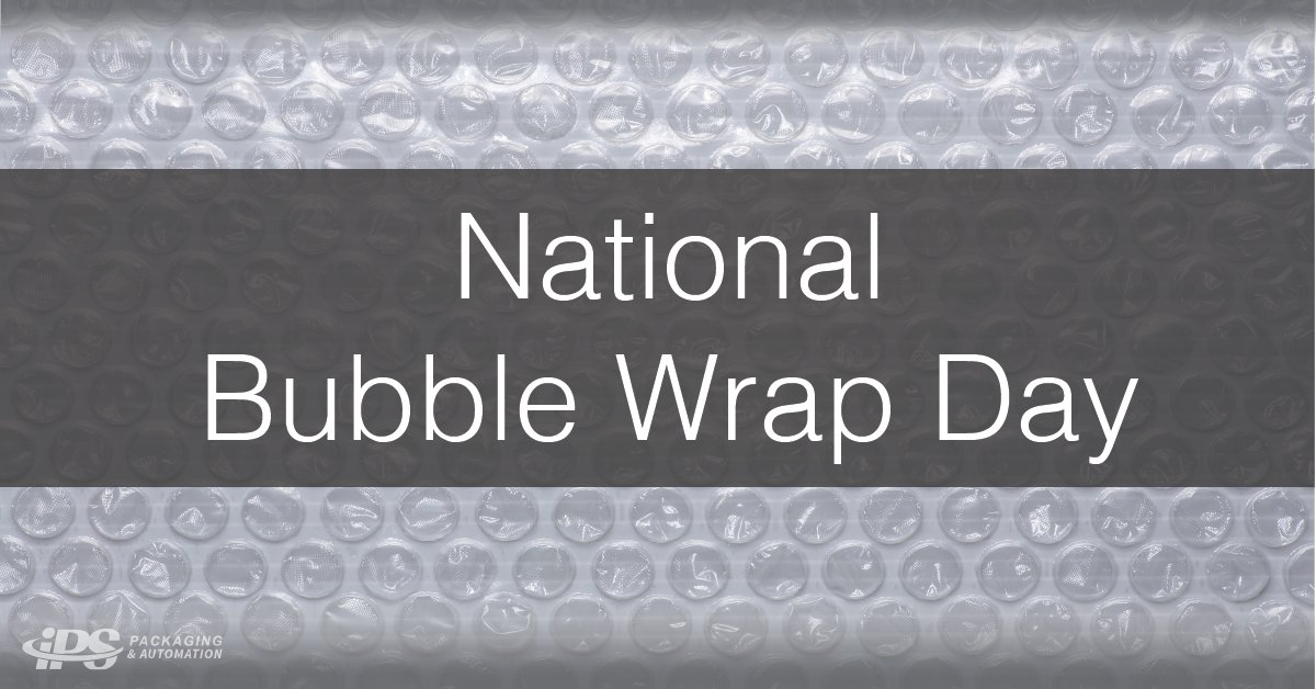 IPSpackaging's tweet photo. Apparently, it is National Bubble Wrap Day! Thankfully, here at IPS Packaging and Automation, we are very knowledgable when it comes to Bubble Wrap! Call us today to learn how.
#ipspackagingandautomation #ipspackaging #nationalbubblewrapday #bubblewrap #nationalday https://t.co/xi8uCLe05g