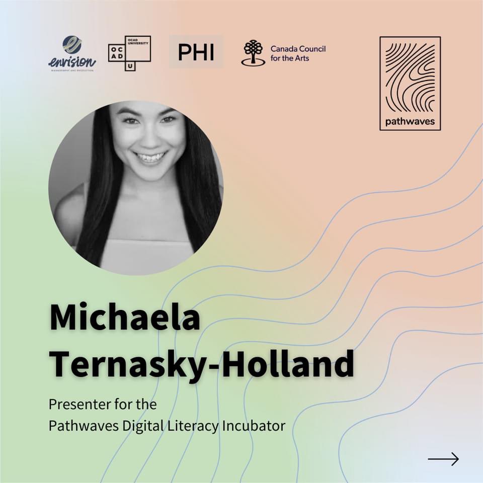 envision_mgmt's tweet photo. Introducing Michaela Ternasky-Holland: one of the featured presenters for the Pathwaves Digital Literacy Incubator.
To follow Michaela’s journey at Pathwaves and beyond, click the #LINKINBIO to follow them today.
•
•
#Pathwaves
#PathwavesIncubator
#EnvisionManagement https://t.co/8LoJQCQQq1