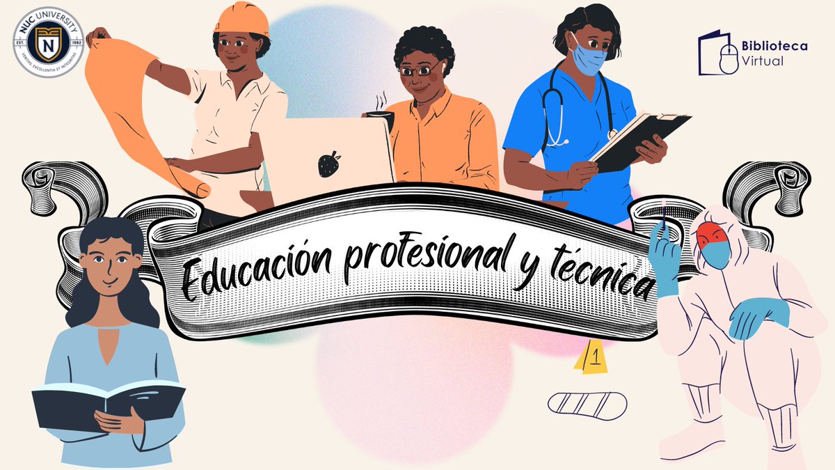 nucbibvirtual's tweet photo. En el mes de febrero también se celebra el mes de la educación profesional y técnica. ¡Le deseamos mucho éxito a nuestros estudiantes en su desarrollo profesional! #BibVirtual https://t.co/re3deNTM08